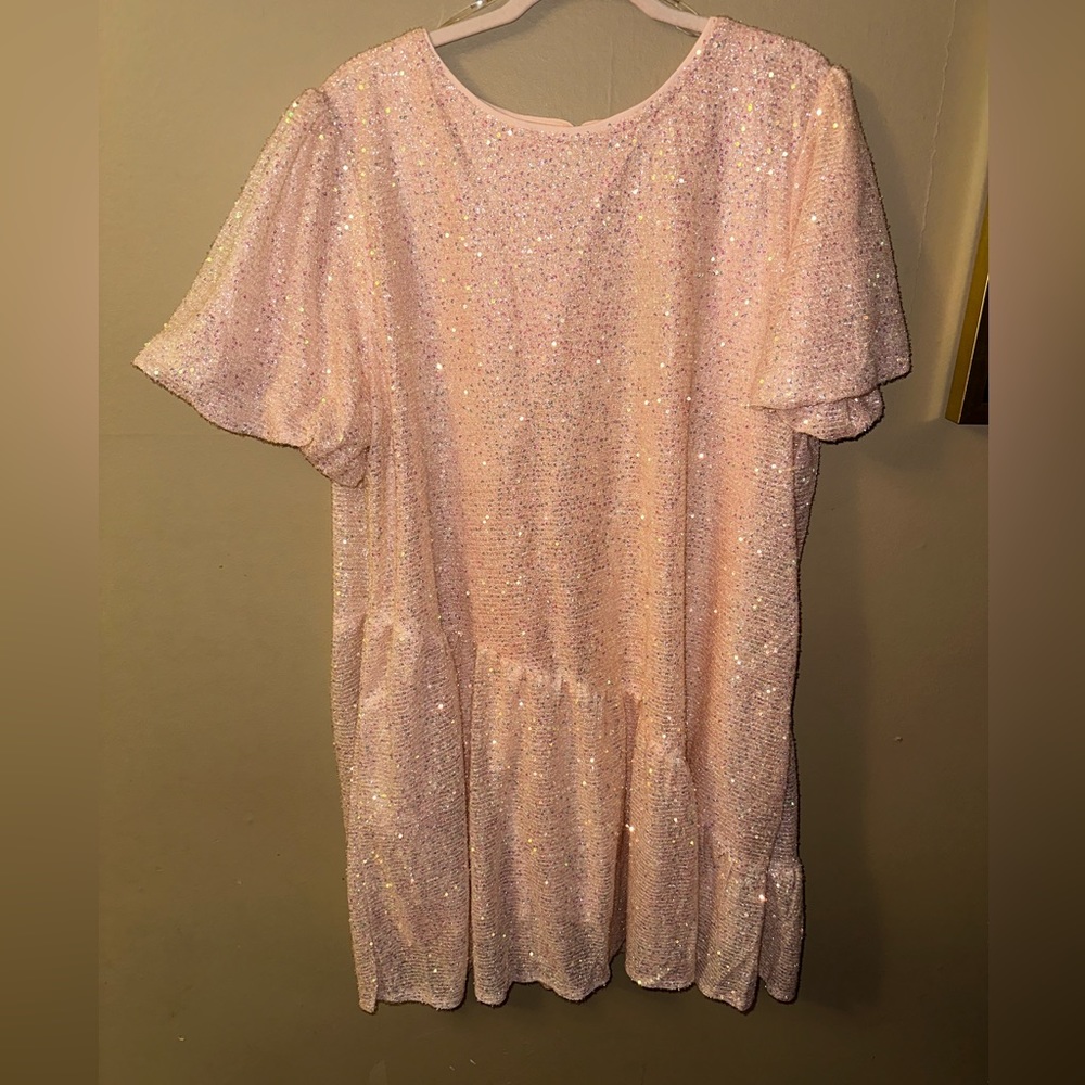 plus size sequin dress